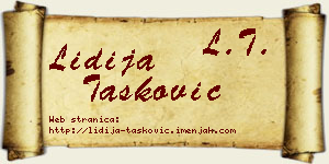 Lidija Tasković vizit kartica